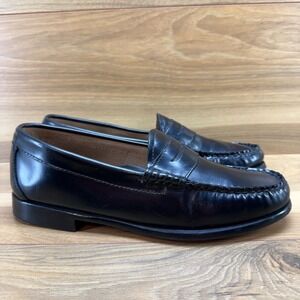 Weejuns GH Bass Whitney Loafers Womens 8 M Black Leather